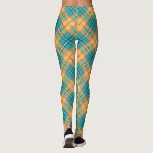 Kingfisher Tartan Leggings (Achterkant)