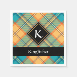 Kingfisher Tartan Napkins Servet