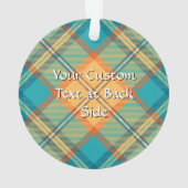 Kingfisher Tartan Ornament (achterkant)