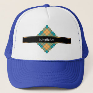 Kingfisher Tartan Trucker Hat Trucker Pet