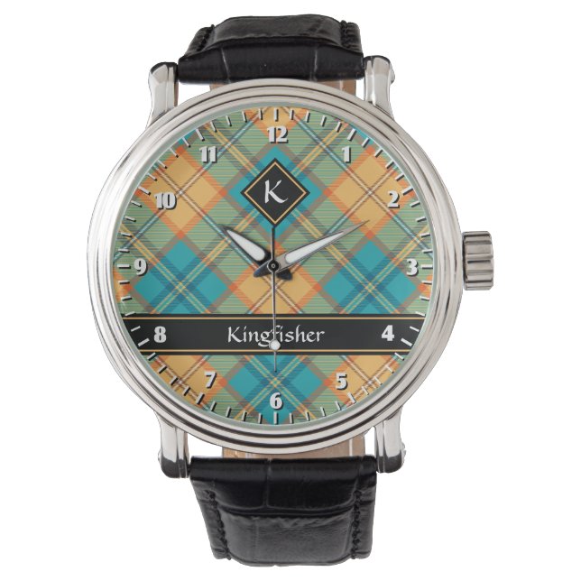 Kingfisher Tartan Watch Horloge (Voorkant)