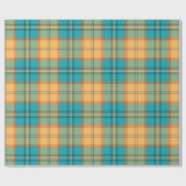 Kingfisher Tartan Wrapping Paper Cadeaupapier (Vlak)