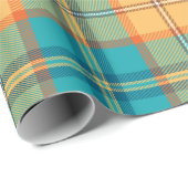 Kingfisher Tartan Wrapping Paper Cadeaupapier (Rol Hoek)