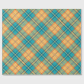 Kingfisher Tartan Wrapping Paper Cadeaupapier (Vlak)