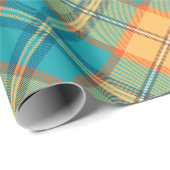 Kingfisher Tartan Wrapping Paper Cadeaupapier (Rol Hoek)