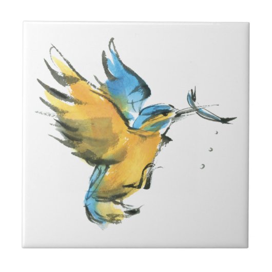 Kingfisher Tegeltje (Voorkant)