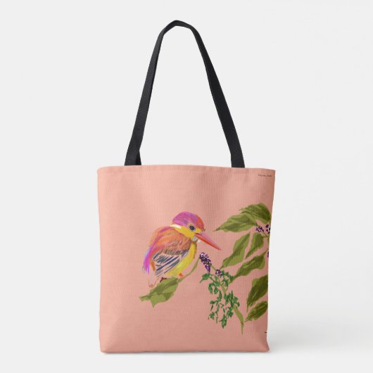 Kingfisher Tote Bag (Achterkant)