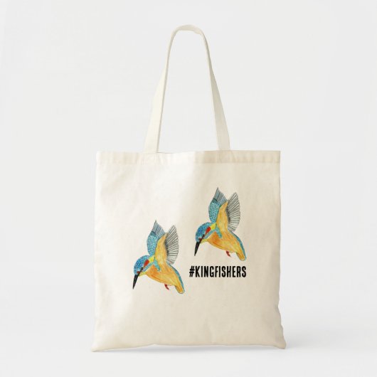 Kingfisher Tote Bag (Voorkant)