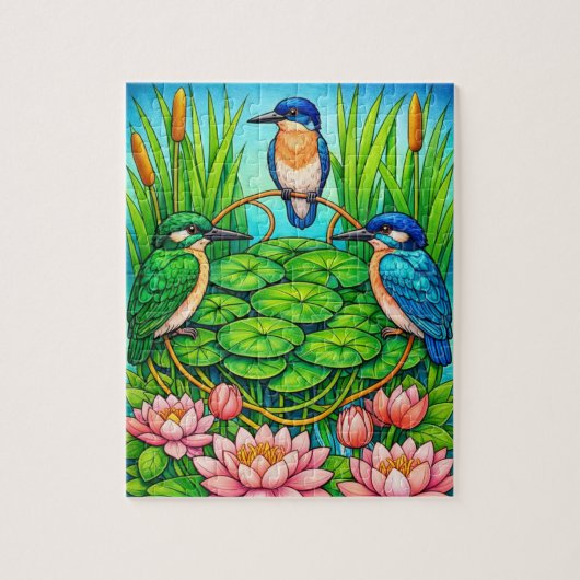 Kingfisher Trio Legpuzzel (Verticaal)