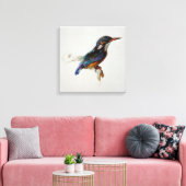 Kingfisher (van John Ruskin) Canvas Afdruk (Insitu (Woonkamer))