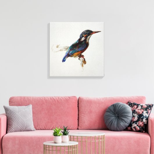 Kingfisher (van John Ruskin) Canvas Afdruk (Insitu (Woonkamer))