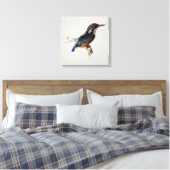 Kingfisher (van John Ruskin) Canvas Afdruk (Insitu (Slaapkamer))