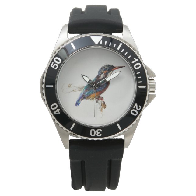 Kingfisher (van John Ruskin) Horloge (Voorkant)