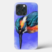 Kingfisher Vogel iPhone hoesje (Achterkant)
