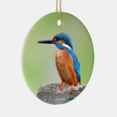 Kingfisher vogel keramisch ornament (Rechts)