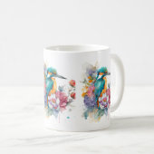 Kingfisher Vogel Mok (Voorkant rechts)