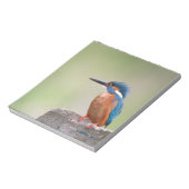 Kingfisher vogel. notitieblok (Linkerzijde)