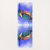 Kingfisher Vogel Yoga Mat (Achterkant)