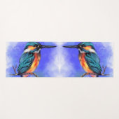 Kingfisher Vogel Yoga Mat (Voorkant (horizontaal))