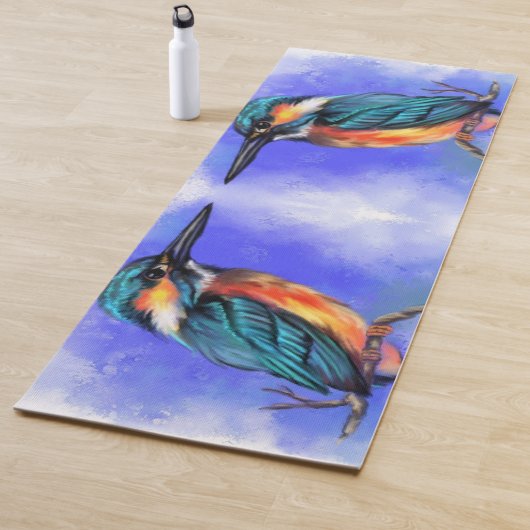 Kingfisher Vogel Yoga Mat (In situ)