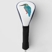 Kingfisher Vogelkunst Golfheadcover (Voorkant)