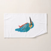 Kingfisher Vogelkunst Handdoek (Handdoek)