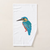 Kingfisher Vogelkunst Handdoek (Handdoek)