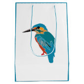 Kingfisher Vogelkunst Medium Cadeauzakje (Achterkant)