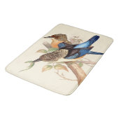 Kingfisher Vogels Wilde Dieren Pond Bath Mat (Gekanteld)