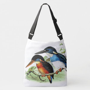 Kingfisher Vogels Wilde Dieren Pond Canvas tas
