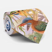 Kingfisher Vogels Wilde Dieren Pond Stropdas (Opgerold)