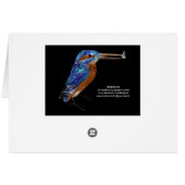 KINGFISHER, zwart (Achterkant Horizontaal)