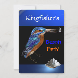 KINGFISHERS BEACH, Blue, Black Kaart