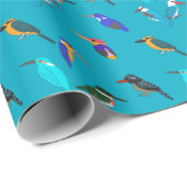 Kingfishers Cadeaupapier (Rol Hoek)