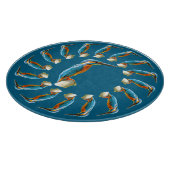 Kingfishers Circle Snijplank (Hoek)