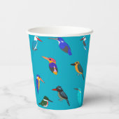 Kingfishers papieren bekers (Achterkant)