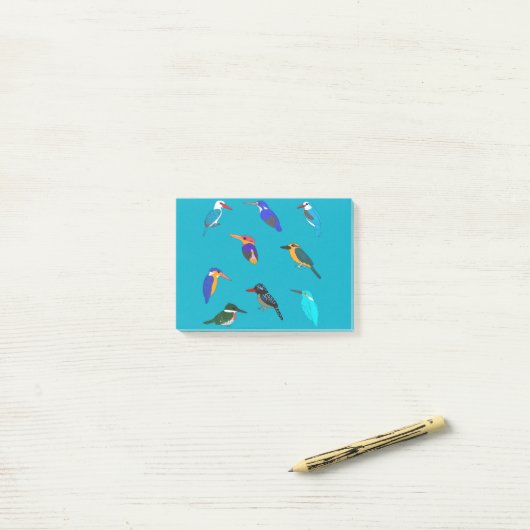 Kingfishers Post-it® Notes (Op bureau)