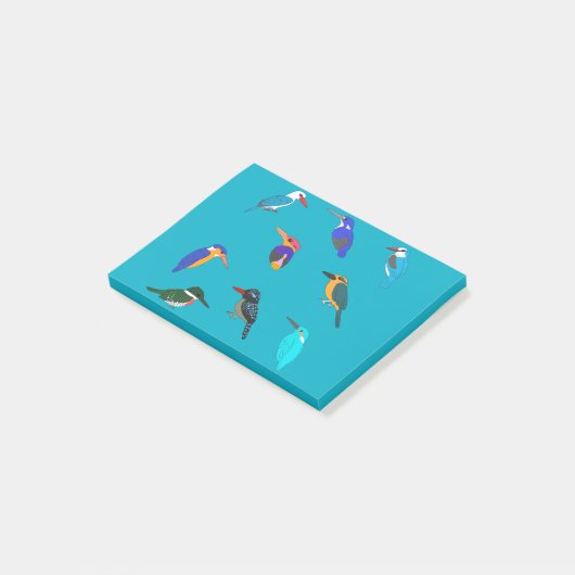 Kingfishers Post-it® Notes (Schuin)