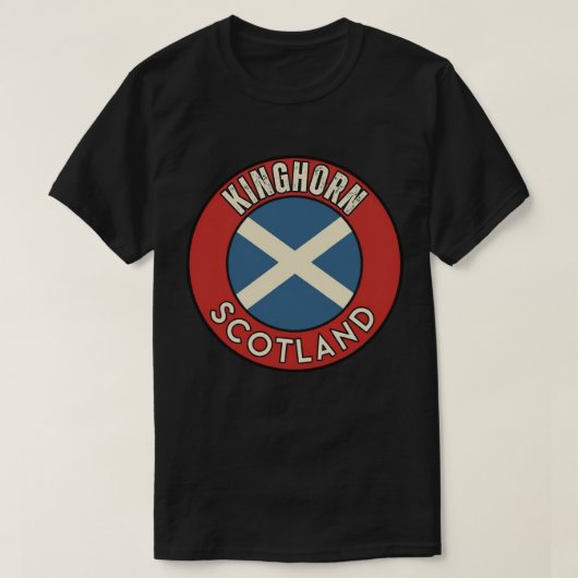 Kinghorn, Schotland T-shirt (Design voorkant)