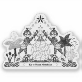 Kīngitanga wapen kam, Maori, Nieuw-Zeeland Sticker