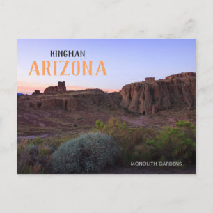 Kingman Arizona Monolith Gardens Briefkaart