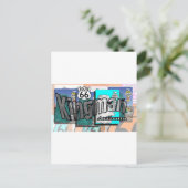 Kingman Arizona Route 66 Briefkaart (Staand voorkant)