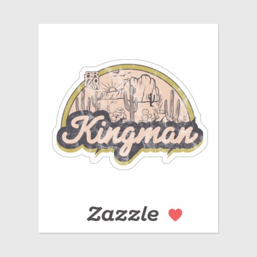 Kingman, Arizona Sticker (Vel)