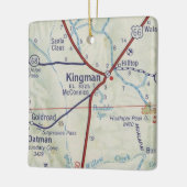 Kingman AZ  Kaart Keramisch Ornament (Links)