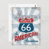 Kingman Route 66  America Arizona Briefkaart (Voorkant / Achterkant)