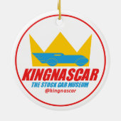 KINGNASCAR-Ornament Keramisch Ornament (Achterkant)