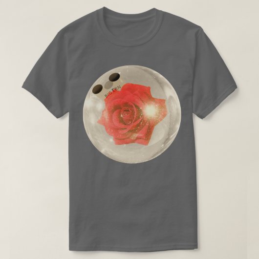 Kingpin Big Erns Roos Bowling Ball T-shirt (Design voorkant)