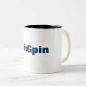 kinGpin - Caboose Style Tweekleurige Koffiemok (Voorkant rechts)