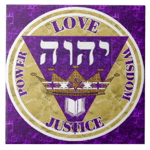 Kings 4 belangrijkste attributen tegeltje