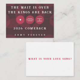 Kings are Back ARIRANG Comeback Gratis kaart